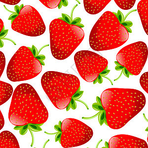 草莓活力养分水果叶子花园甜点红色果味饮食浆果图片