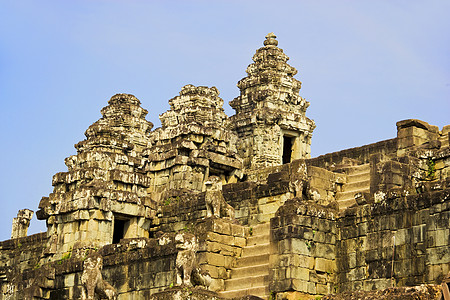 柬埔寨金边拜光寺寺庙遗产遗迹佛教徒旅行建筑文化宗教帝国建筑学图片
