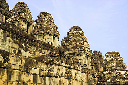 柬埔寨金边拜光寺世界遗产纪念碑建筑物废墟遗迹雕像寺庙雕刻旅游图片