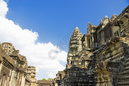 柬埔寨吴哥瓦佛教徒旅行建筑学世界遗产宽慰雕刻地标建筑物历史图片