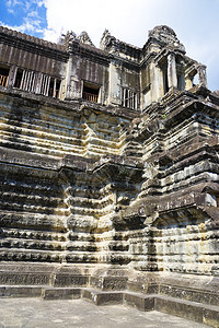 柬埔寨吴哥瓦雕像宗教遗迹地标建筑物世界高棉语寺庙文化纪念碑图片