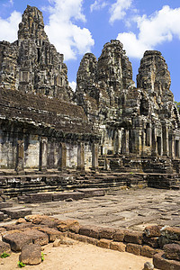 柬埔寨吴哥托姆帝国纪念碑雕刻崇拜建筑旅游寺庙历史世界地标图片