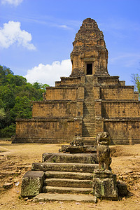 柬埔寨寺庙世界建筑学历史文化红土王国建筑宗教废墟佛教徒图片