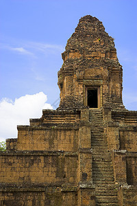 柬埔寨寺庙历史遗产佛教徒宗教建筑学红土王国建筑物废墟建筑图片