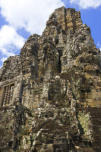 柬埔寨吴哥托姆旅游雕塑历史旅行寺庙雕像建筑地标废墟宗教图片