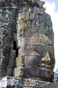 柬埔寨Bayon寺佛像世界崇拜历史帝国宗教地标建筑学遗产文化纪念碑图片