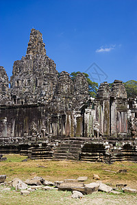 柬埔寨吴哥托姆文化宗教世界王国历史旅行遗产帝国雕像寺庙图片