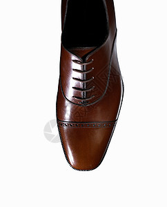 商业鞋鞋鞋底奢华跨步衣冠鞋带男士衣服棕色配饰皮革背景图片