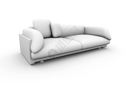 沙发摆设住宅白色财产家具软垫大厦场景建筑学长椅背景图片