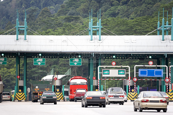 公路收费车图片