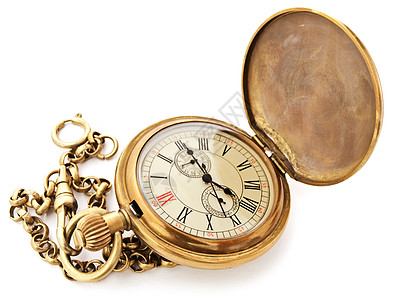 古老的时钟小时古董时间钟表金属口袋机械历史青铜手表图片