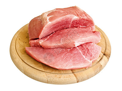 切肉牛扒鱼片猪肉营养食物腰部倾斜木板图片