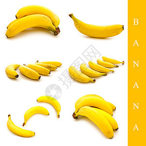 一套香蕉植物食物营养美食水果团体蔬菜卫生小吃丛林图片