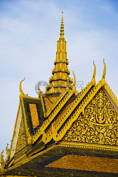 柬埔寨皇家宫大厦柬埔寨皇宫大楼建筑学天篷佛教徒王国遗产建筑宗教文化传统国王图片