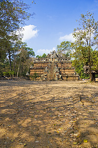 柬埔寨 Phimeakas寺庙废墟宽慰考古学建筑物文化宗教高棉语雕塑世界收获图片