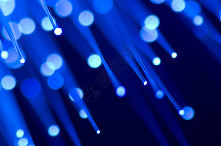 蓝色光纤光纤高科技互联网技术蓝色数据网络金属电子产品光学全球背景