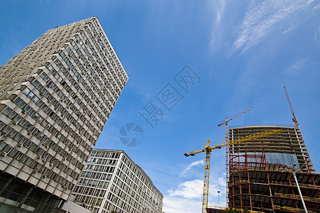 混合混绞刑架城市起重机商业窗户建筑水泥图片