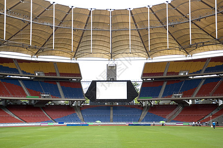 现代体育场座位椅子绿色足球运动游戏场地竞技场图片