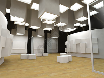 艺术画廊 有空白框 现代建筑 概念考古镜子工作室推介会博物馆油漆大厅创造力帆布房间展览图片
