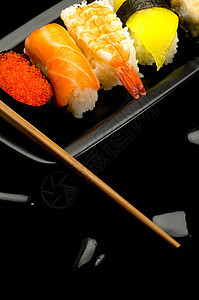寿司板餐厅小吃鹅卵石筷子美食寿司海鲜服务文化饮食图片