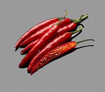 红辣椒蔬菜香肠植物胡椒宏观工作室香料食物烹饪辣椒素图片