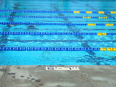 游泳池锻炼车道游泳运动爱好漂浮娱乐水池分隔器反射图片