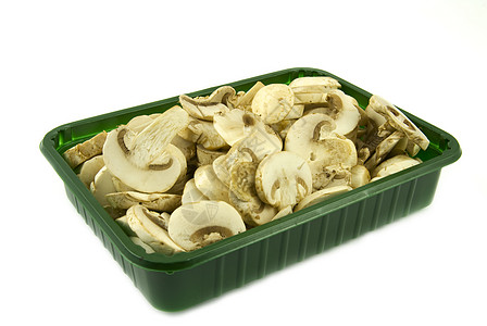 切成绿包的粉红玉米蘑菇包装套管厨房棕色褐色饮食蔬菜食物白色品味图片