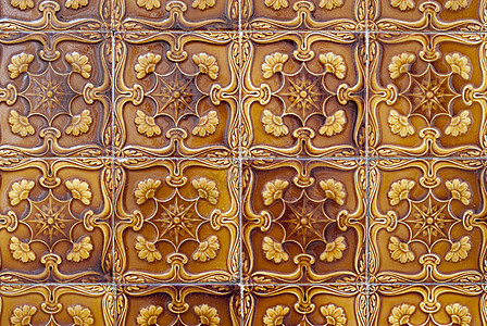 葡萄牙格子瓷砖 151背景图片