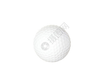 高尔夫球在白色上被孤立圆形剪裁爱好闲暇休闲艺术光泽度享受圆圈俱乐部图片