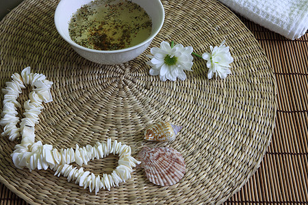 温泉设计竹子文化草本植物保健疗法雏菊叶子治疗浴室迷迭香图片