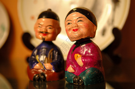 中国的中国雕像艺术品制品女士陶器艺术工艺卡通片雕塑手工业陶瓷图片