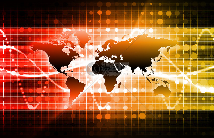 橙色信息技术技术行星全球网络科技软件图表公司插图墙纸程序图片