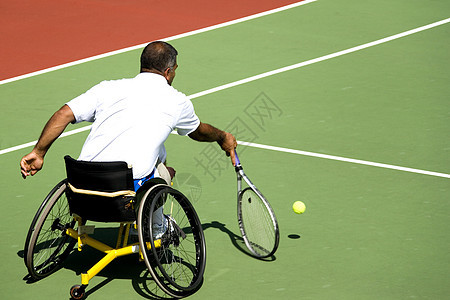残疾人轮椅网球主席男性训练冠军挑战游戏火柴竞争竞争者国际锦标赛男人图片