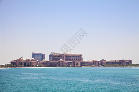 阿联酋阿布扎比现代建筑中心海洋建筑学城市海滩建筑物景观酒店图片