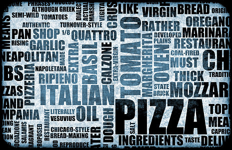比萨食物营养食谱菜单小吃插图香肠用餐脆皮餐厅图片