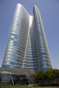 阿联酋阿布扎比现代建筑城市建筑物建筑学多层摩天大楼中心景观图片