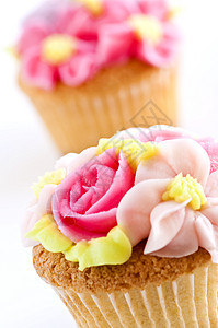 纸蛋糕款待花朵小吃烘烤配料庆典玫瑰糖果零食装潢图片