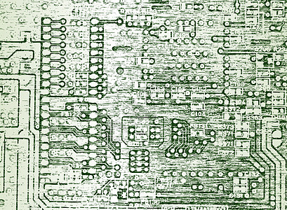 电路板电脑工程电路木板网络绿色插图宏观硬件电子图片