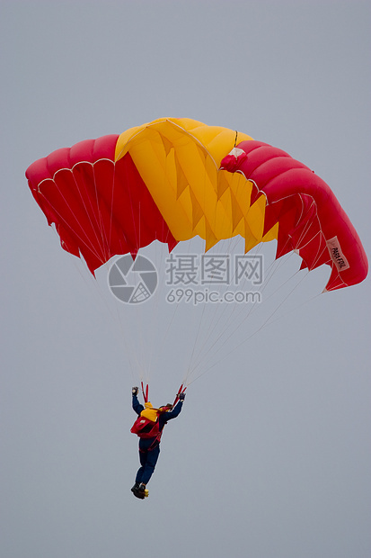 伞兵线程爱好冒险自由天空成人空气降落伞高度腰带图片