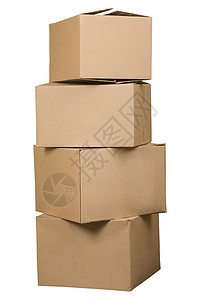 堆叠的棕色纸板盒回收商品库存船运纸板仓库运输产品纸盒房间图片