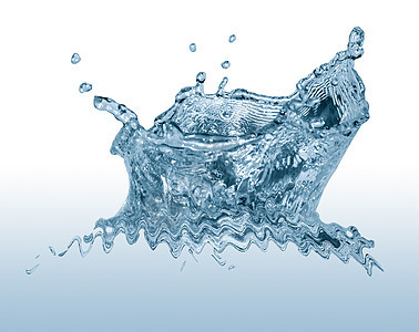 水喷溢饮料自然气泡饮食口渴元素液体设计蓝色图片