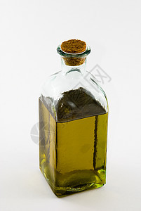 瓶橄榄油食谱食物金子处女烹饪白色软木液体饮食玻璃图片