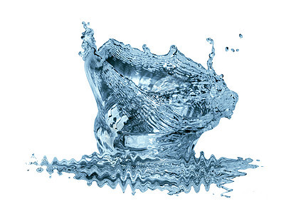 水喷溢饮料气泡液体元素蓝色自然设计口渴饮食图片