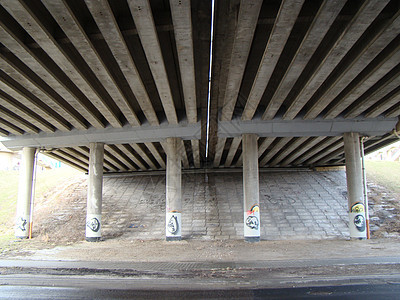 桥下交通运输光束路口建筑学路线流动城市立交桥柱子图片