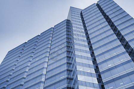 办公大楼景观商业玻璃建造蓝色中心黑色金融建筑天空图片