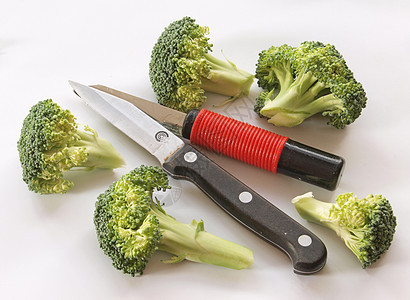 新鲜切花椰菜收成市场蔬菜绿色花园食物饮食农业季节性营养图片