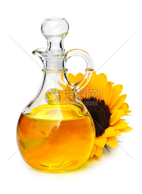 向日葵花油瓶罐子味道调味品食物喷口烹饪液体蔬菜白色黄色图片