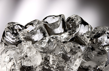 冰晶立方体融化冻结结晶玻璃灰色作品背景图片