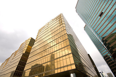 摩天大楼背景渲染金融银行业生长天空玻璃插图经济建筑建筑学图片