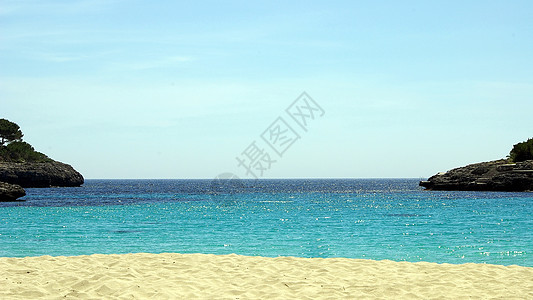 马洛卡湾海滩旅行假期蓝色娱乐太阳天空图片